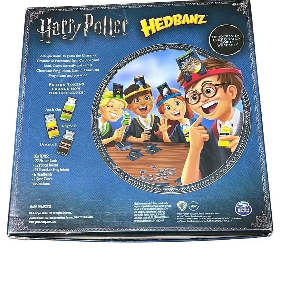 Spin Master Kids Harry Potter Family Night Hedbanz Card Game One Size